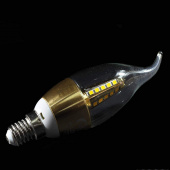 На фотографії Лампочка Світлодіодна LED-5W E14 6000K DIMMER з розділу Люстри колір корпусу  на  джерела світла