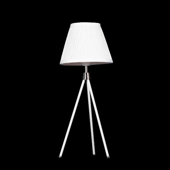 На фотографії Настільна лампа Декоративна SWT-2045 BASE+SHADE WH з розділу Декоративні настільні лампи колір корпусу Білий на  джерела світла