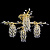 На фотографії Люстра Декоративная MD-22109/4 з розділу Люстри колір корпусу Золото на 4 джерела світла