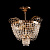 На фотографії Люстра Кришталева SW-MD28885/5 FG з розділу Люстри колір корпусу Золото на 5 джерела світла