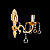 На фотографії Бра SZ-9538/1W SG з розділу Класичні колір корпусу Золото на 1 джерела світла