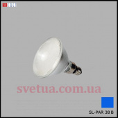 Лампочка светодиодная SL-PAR 38 BL синяя фото