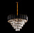 На фотографії Люстра Кришталева  SZ-00217/600 BK+FGD+WT з розділу Кришталеві колір корпусу Комбінований на 15 джерела світла