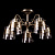 На фотографії Люстра Классическая SS-35048/5 з розділу Класичні колір корпусу Антична бронза на 5 джерела світла
