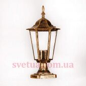 На фотографии Садово - парковый светильник Столбик KX-10402 Clear+Bronze из раздела Столбики цвет корпуса Античная бронза на 1 источника света