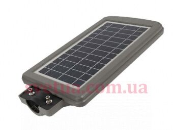 На фотографії Світильник світлоділодний автономний  Solar 60 5000к Premium з розділу Прожектори світлодіодні колір корпусу Сірий на  джерела світла