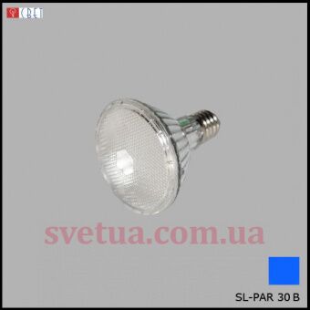 На фотографії Лампочка Галогеновая SL-PAR 30 BL з розділу Галогенні колір корпусу  на  джерела світла