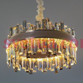 На фотографії Люстра Декоративна W202-500 S GOLD з розділу Декоративні колір корпусу Золото на 1 джерела світла