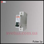 На фотографии Автоматический выключатель FUSE 1P 40A из раздела Автоматические выключатели цвет корпуса Белый матовый на  источника света