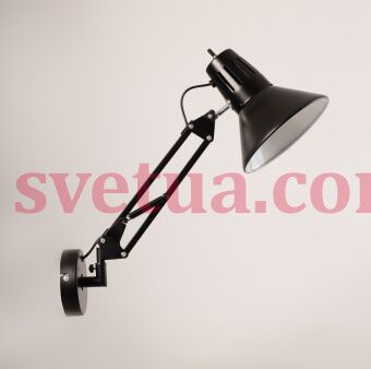 На фотографії Бра Декоративне SWT-4101 BK з розділу Декоративні колір корпусу Чорний на 1 джерела світла