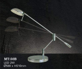 На фотографии Настольная лампа SA-1012/1T CH из раздела Cветильники цвет корпуса Хром на  источника света