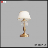 На фотографии Настольная лампа Декоративная SR-9867/1T B AB WH из раздела Декоративные цвет корпуса Античная бронза на 1 источника света