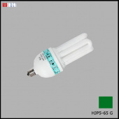 На фотографії Лампа енергосберігаюча HJP5-65 GREN зелена з розділу Енергосберегаючі КЛЛ колір корпусу  на  джерела світла