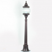 На фотографії Садово-парковий світильник KX-17020/P1 CFG з розділу Стовби колір корпусу  на 1 джерела світла