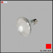 На фотографии Лампочка светодиодная SL-PAR 30 RD красная из раздела Светодиодные цвет корпуса  на  источника света
