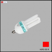 На фотографии Лампочка Энергосберегающая HJP3-55 RD из раздела Энергосберегающие Клл цвет корпуса  на  источника света