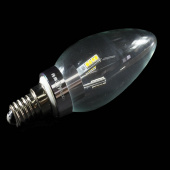 На фотографии Лампочка Светодиодная LZ -32AO4 3W 3000K E-14 из раздела Светодиодные цвет корпуса  на  источника света