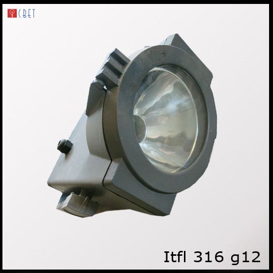 На фотографії Прожектор ITFL 316 G12 150W з розділу Промислові світильники колір корпусу Комбінований на 1 джерела світла