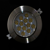 На фотографии Светильник Точечный SW-183 12W SL из раздела LED цвет корпуса Стальной на 1 источника света