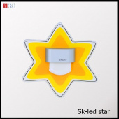 На фотографії Світильник  SK-Led  STAR STICK  G/WW з розділу Дитячі колір корпусу Комбінований на 1 джерела світла