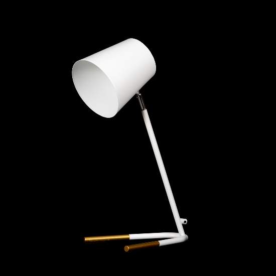 На фотографії Настільна лампа  SWT-2019 WH з розділу Декоративні настільні лампи колір корпусу Білий на 1 джерела світла