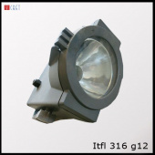На фотографии Прожектор ITFL 316 G12 150W из раздела Прожекторы светодиодные цвет корпуса Серый на 1 источника света