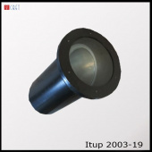 На фотографії Прожектор ITUP 2003-19 E40 з розділу Прожектори світлодіодні колір корпусу Чорний на 1 джерела світла