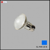 На фотографии Лампочка светодиодная SL-PAR 20 BL синяя из раздела Светодиодные цвет корпуса  на  источника света