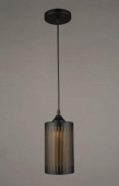 На фотографии Светильник Подвесной SR-N3941/1H BK из раздела Подвесные цвет корпуса Чёрный на 1 источника света
