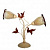 На фотографии Настольная лампа Декоративная SJ-1483/2T PNT из раздела Декоративные цвет корпуса Бежевый на 2 источника света