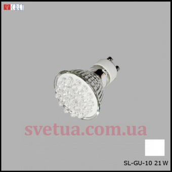 Лампочка Светодиодная SL-GU10- 21 W біла фото