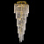 На фотографии Люстра Хрустальная BS-0144-58-50 из раздела Люстры VIP Класса цвет корпуса Золото на 9 источника света