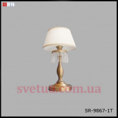 Настольная лампа Декоративная SR-9867/1T B AB WH фото