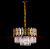 На фотографии Люстра Хрустальная SZ-26019/600 FGD+BK из раздела Хрустальные цвет корпуса  на 9 источника света