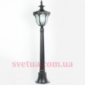 На фотографии Садово - парковый светильник KX-14106M/P1 BK из раздела Столбы цвет корпуса Черный на 1 источника света