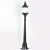 На фотографії Садово-парковий світильник KX-17020/P1 CFG з розділу Стовби колір корпусу  на 1 джерела світла