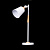 На фотографії Настільна лампа Декоративна SWT-25112 WH з розділу Декоративні настільні лампи колір корпусу Білий на  джерела світла