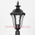 На фотографии Садово - парковый светильник KX-3303 BK  из раздела Столбы цвет корпуса Черный на 1 источника света