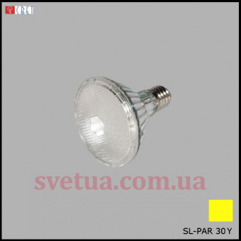 Лампочка светодиодная SL-PAR 30 YL желтая фото