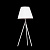 На фотографии Настольная лампа Декоративная SWT-2045 BASE+SHADE WH из раздела Декоративные цвет корпуса Белый на  источника света