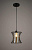 На фотографии Светильник Подвесной SR-N3759/1H BK из раздела Подвесные цвет корпуса Чёрный на 1 источника света