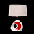 На фотографії Настольная лампа Декоративная ST-2598T B WT+Shade з розділу Декоративні настільні лампи колір корпусу Білий на  джерела світла