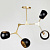 На фотографії Люстра Декоративна SY-6103/4 BK з розділу Декоративні колір корпусу Золото на 4 джерела світла
