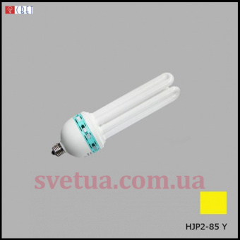 Лампа енергосберігаюча HJP2-85 YL жовта фото