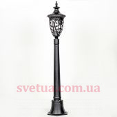 На фотографии Садово - парковый светильник KX-4103 BK  из раздела Столбы цвет корпуса Черный на 1 источника света