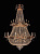 На фотографії Люстра Кришталева SD-8605/48 A+B 1/2 FBK+BK з розділу Люстри VIP Класу колір корпусу Золото на 48 джерела світла