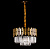 На фотографии Люстра Хрустальная SZ-26019/500 FGD+BK из раздела Декоративные цвет корпуса Золото на 7 источника света