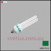 Лампа енергосберігаюча HJP5-75 GREN зелена фото