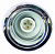 На фотографии Светильник SF-8040 CR из раздела Cветильники цвет корпуса Хром на 1 источника света