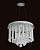 На фотографии Люстра Декоративная SZ-2966/4P D400 из раздела Декоративные цвет корпуса Хром на 4 источника света